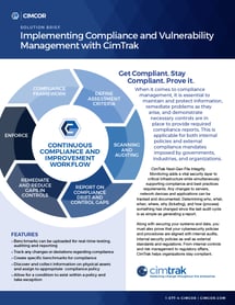 Solutions Brief Compliance Module cover